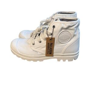 Palladium Pampa Hi Star White High Top Sneakers Shoes Size 8.5 S2